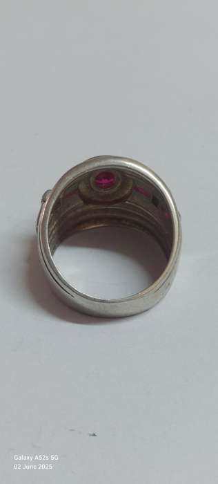 Sterling Silver Ruby Ring 10.5g Spectacular Large