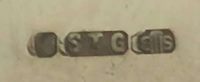 Amazing vintage EMS sterling silver portrait miniature brooch 15.4g