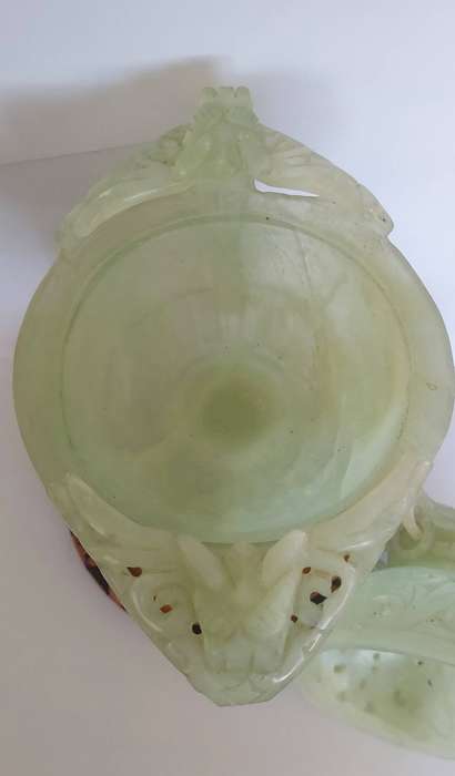 Magnificent!! Antique Chinese hand carved Sepentine dragon censor Value R6500