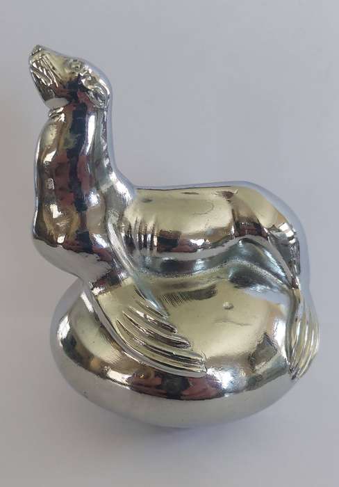 1930's chromed car radiator cap hood ornament