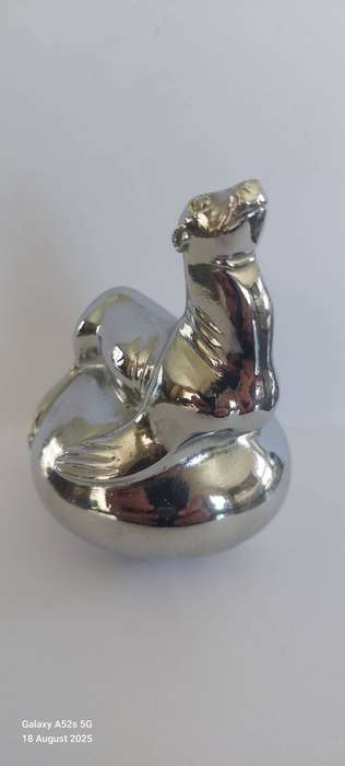 1930's chromed car radiator cap hood ornament
