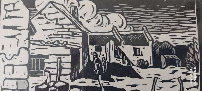 Super Rare!! Gregoire Boonzaier linocut hardly ever seen Value R4500