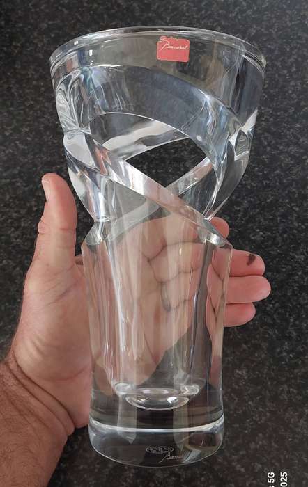 Baccarat crystal Tornado Vase