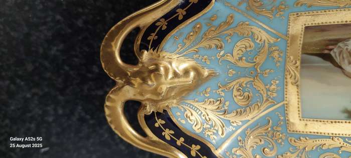 Rare! 19th century Royal Vienna hand painted dish Value R6500