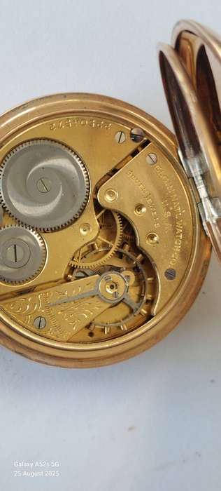 Amazing!! Heavily gold plated Elgin pocket watch Value R2500