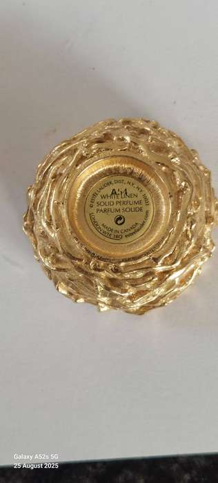 Rare vintage Este Lauder bird on nest perfume case Value R2000