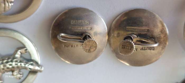 Very Rare!! Vintage Haglund sterling silver bracelet & earrings set 52.8g Value R3500
