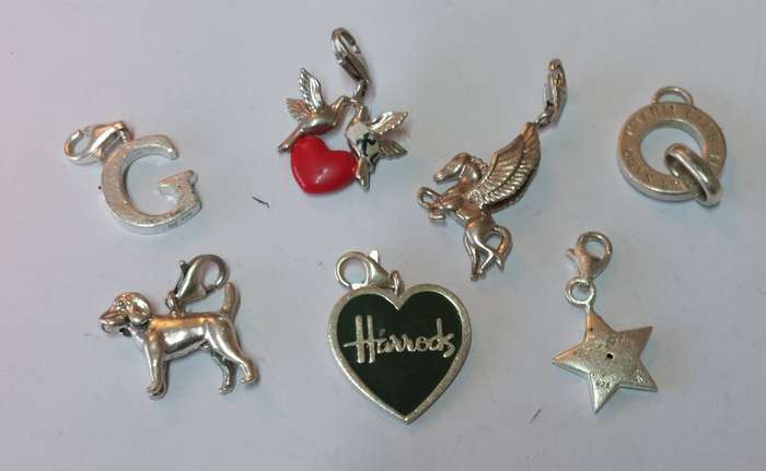 Wow!! Collection of 7 Thomas Sabo charms R2100