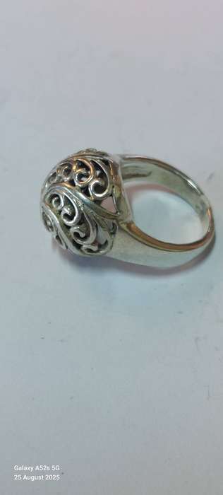 Gorgeous design vintage sterling silver ring 8.5g