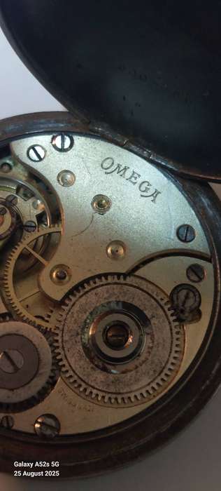 Rare!! Early 1900's Omega gun steel pocket watch 100% working! Value R4500