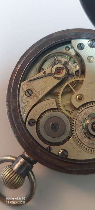 Rare!! Early 1900's Omega gun steel pocket watch 100% working! Value R4500