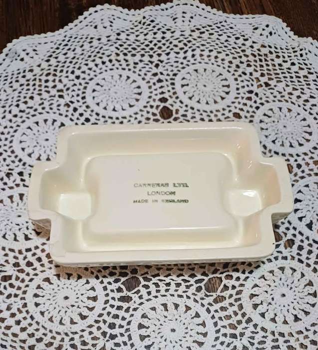 Vintage Art Deco Craven A. For your throats sake Ashtray by Carreras Ltd London - Made in England
