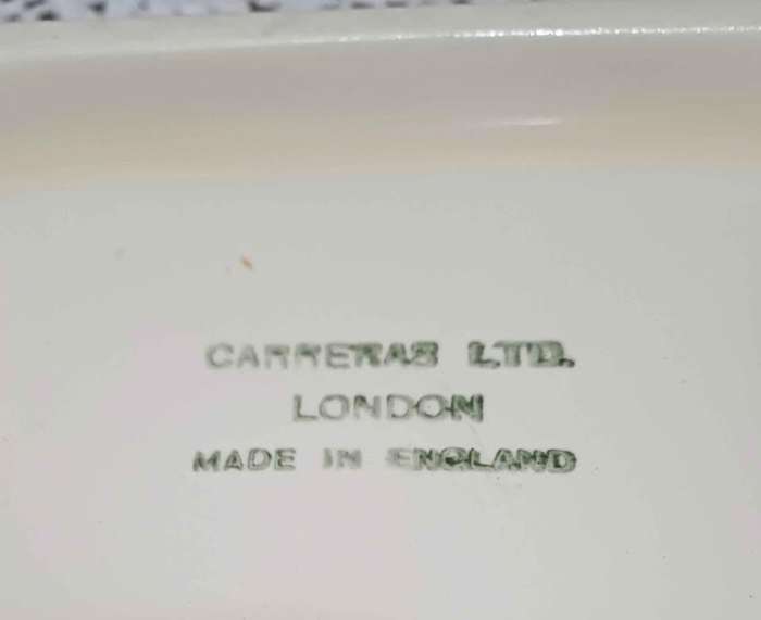 Vintage Art Deco Craven A. For your throats sake Ashtray by Carreras Ltd London - Made in England