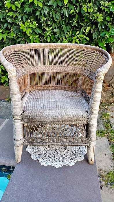 Vintage Rattan Malawian Childs Chair
