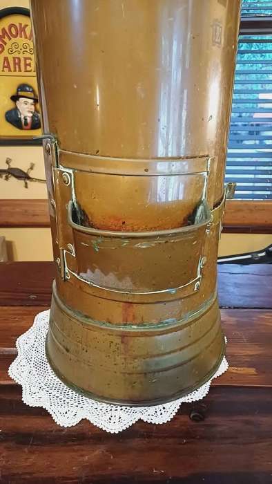 Rare Large Antique Copper Geyser