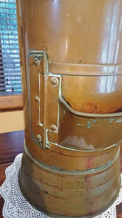 Rare Large Antique Copper Geyser
