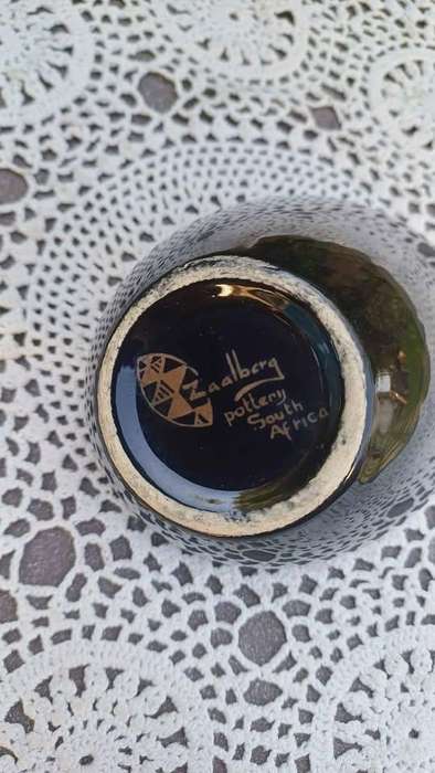 Vintage Candle holder. N.G. Moederkerk Beaufort-Wes. Gebou 1892- Herstel 1939. Zaalberg Pottery
