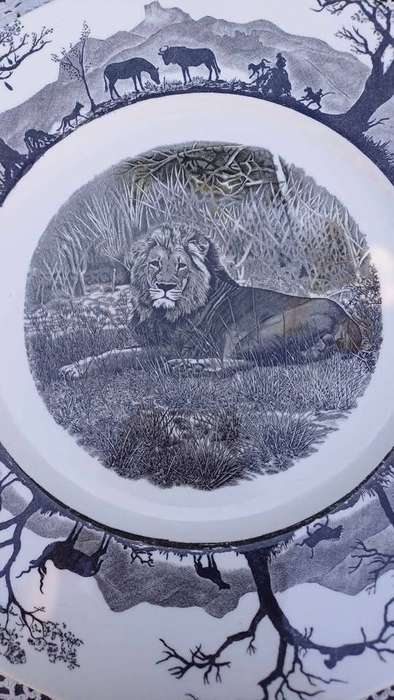 Wedgwood Lion Plate - Kruger National Park 1st edition