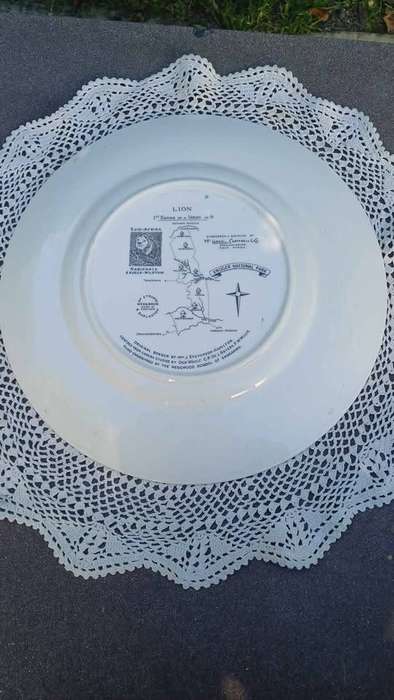 Wedgwood Lion Plate - Kruger National Park 1st edition