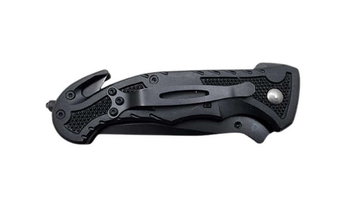 K9 Folding Knife With Window Breaker And Seat Belt Cutter