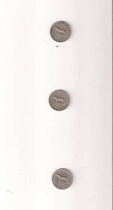 Rhodesia and Nyasaland 6 Pence 1957