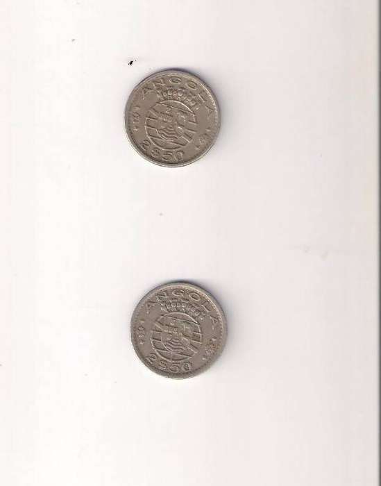 Angolan 2.5 Escudos 1956 1969