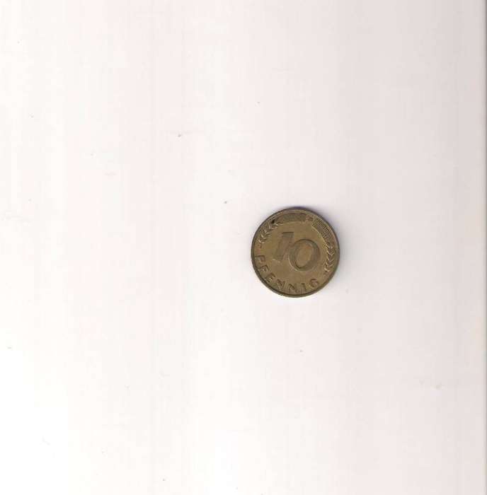 German 10 Pfennig 1949