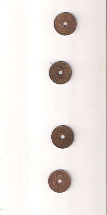 Rhodesia and Nyasaland Half Penny 1955 1956 1957 1958