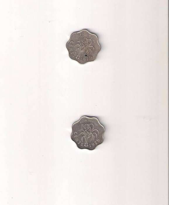 Swazi 10 Cents 1975