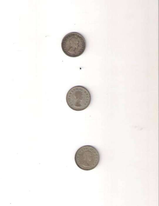Southa African Tickey 1955 1954