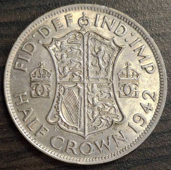 1942 Great Britain Half Crown
