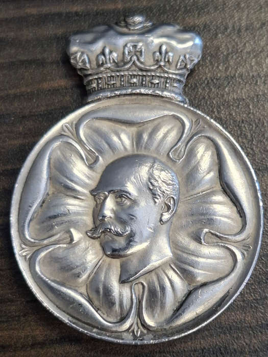 WWI Silver Masonic Medal, "H.R.H. The Duke of Connaught MWGM 1777-1917"