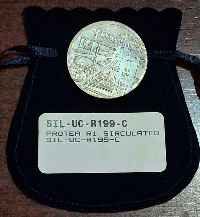 1999 PROTEA R1 SILUER UNIRCULATED COIN