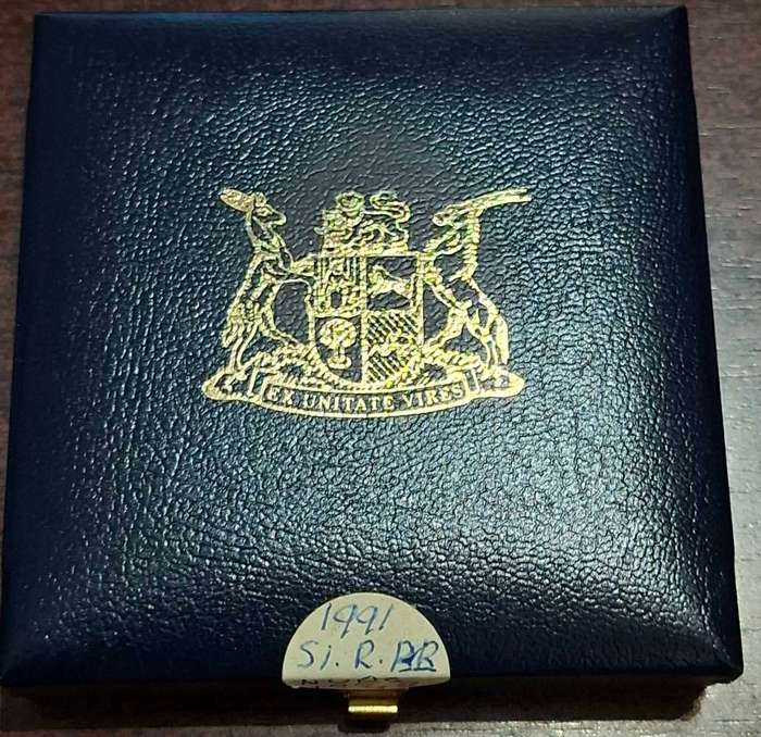 2007 South Africa Mint Nelson Mandela Commemorative 1 Rand Proof Coin