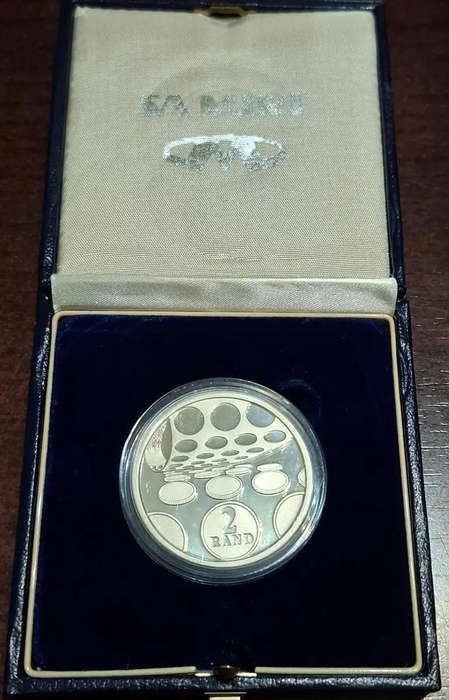 1992 South African 2 Rand coin Mint Technology