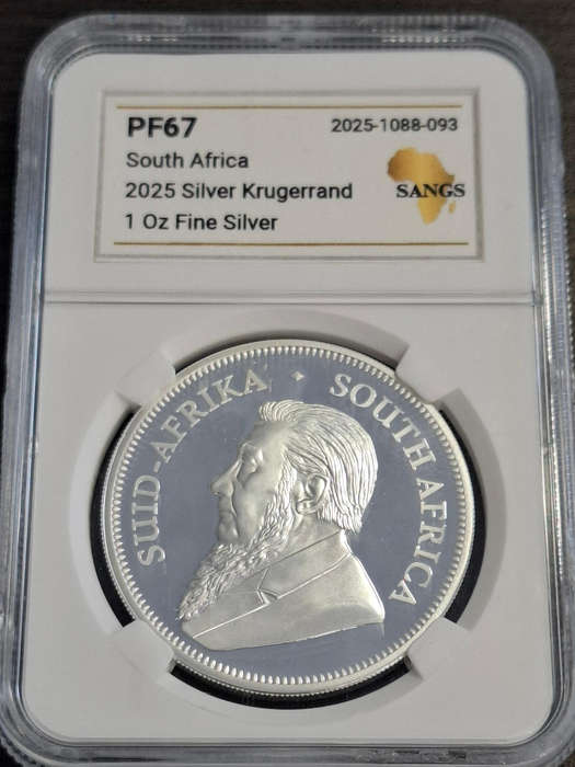 2025 Silver Krugerrand 1 Oz Fine Silver