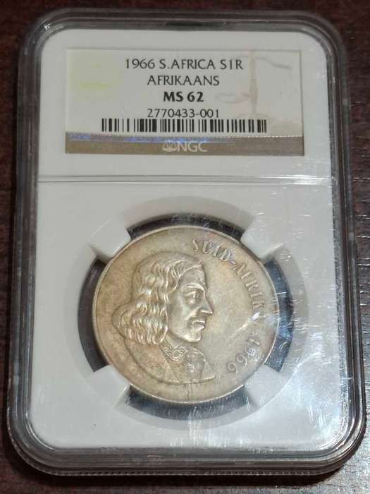 1966 S.Africa Silver R1 Afrkaans