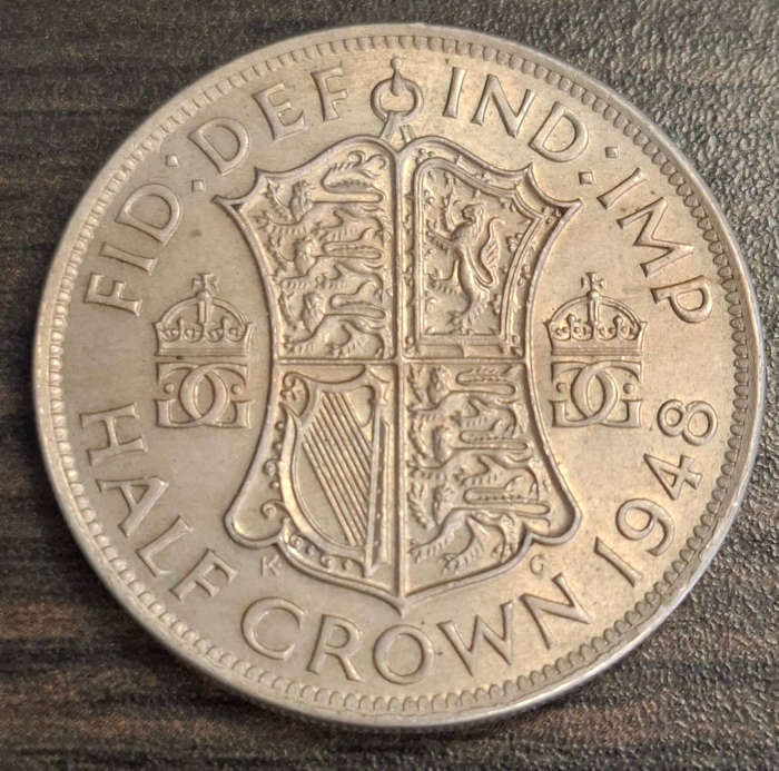 1948 Great Britain half crown