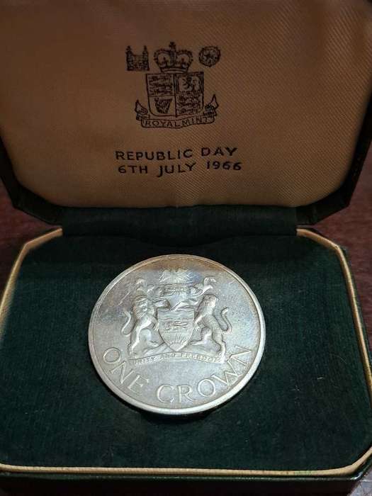 1966 Malawi proof crown