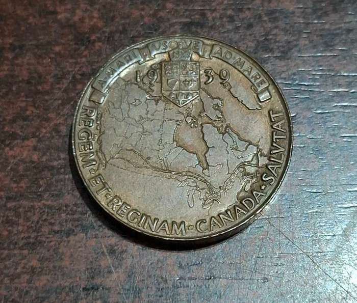 1939 King George VI/Elizabeth - Vintage Canada Royal Visit Tokens