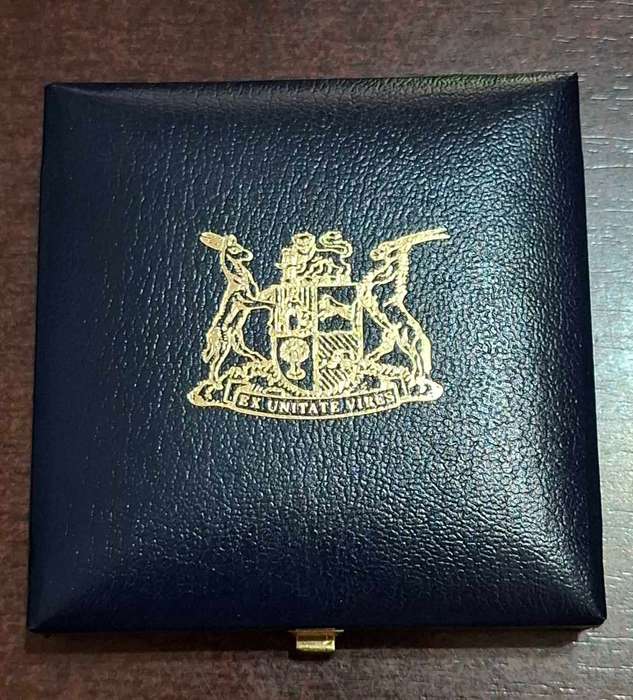 1991 South Africa Silver 1 Rand Nursing 100th Anniversary-Proof with Box