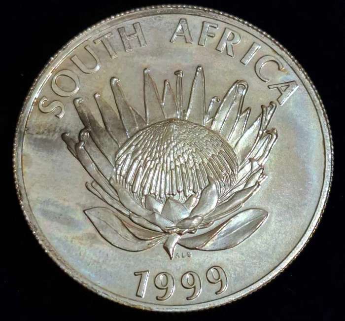 1999 PROTEA R1 SILUER UNIRCULATED COIN