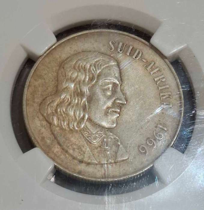 1966 S.Africa Silver R1 Afrkaans