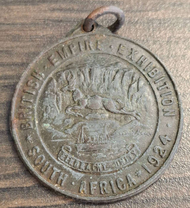 1924 British Empire Exhibition medal