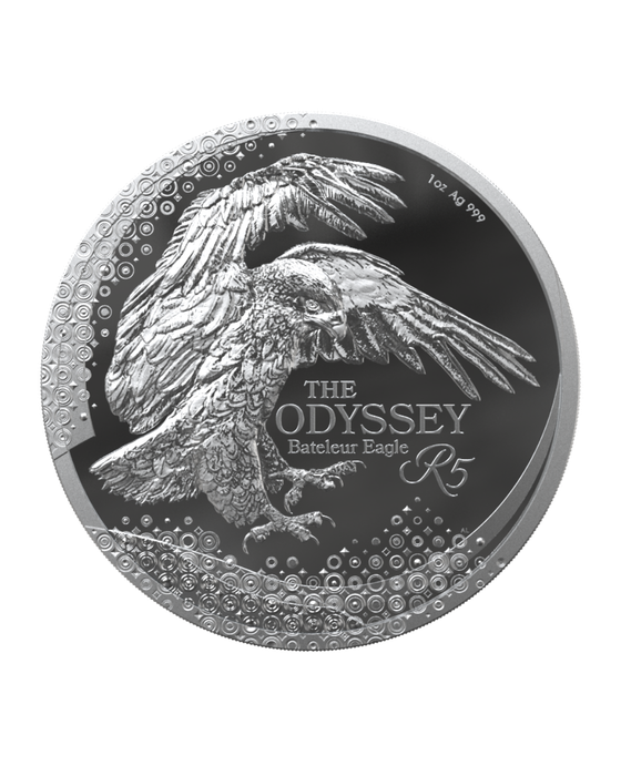1oz Silver Bateleur Eagle Proof coin only 5000 Minted