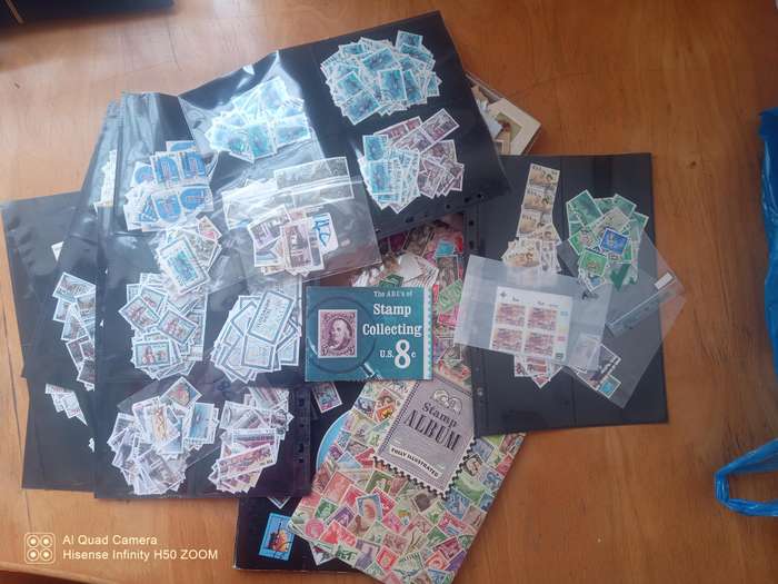 Box Bin - Large selection of world stamps, Control Blocks, FDC and more