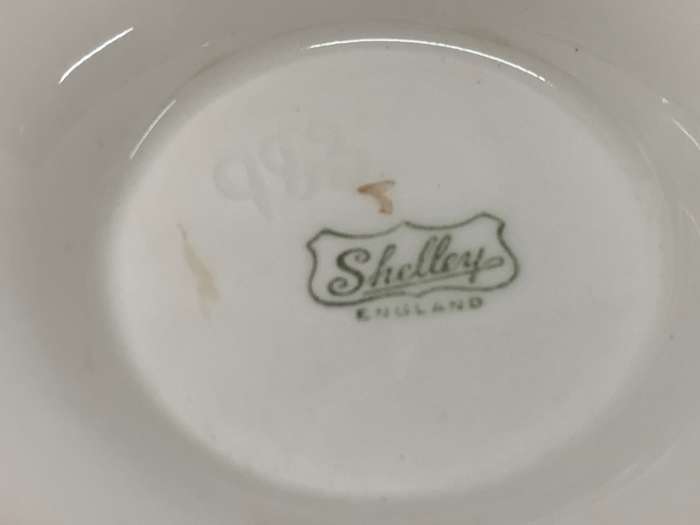 Shelley Art Deco Harmony Pattern Vases
