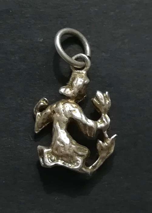 STERLING SILVER  CHARM 12X16MM