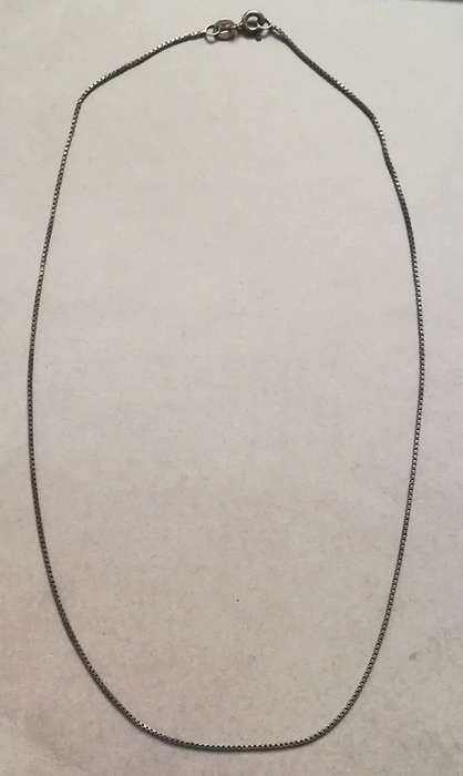 STERLING SILVER FINE CHAIN 400MM 1.5 GRAMS