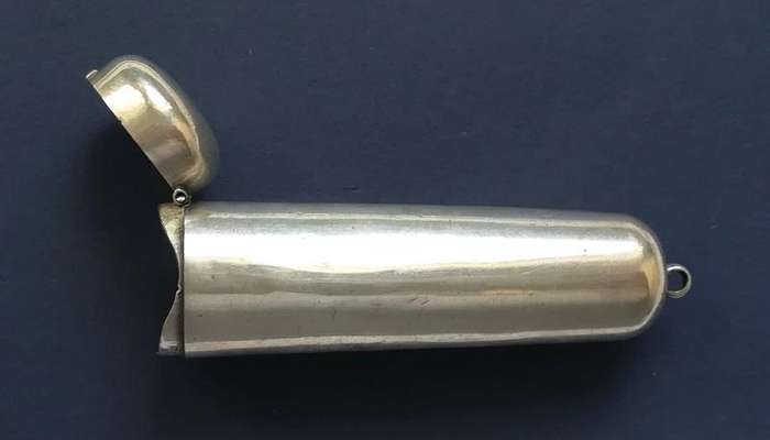 STERLING SILVER BIRMINGHAM 1900 HEROOT HOLDER 65MM 16 GRAMS